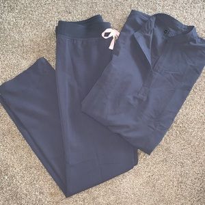 Figs Scrubs : Charcoal Gray